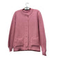 Women’s stitch crew neck cardigan in Pink color