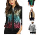 Ladies sequin glitter bomber jacket