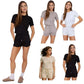 Women’s cotton top and shorts set