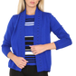 Women’s fine knitted striped jumper in Royal Blue color