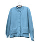Women’s stitch crew neck cardigan in Sky Blue color