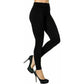 Ladies thermal fleece lined leggings in Black color
