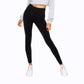 Ladies thermal fleece lined leggings in Black color
