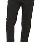 Ladies cargo wide leg pants in Black color