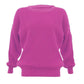 Ladies chunky fisherman jumper in Lilac color